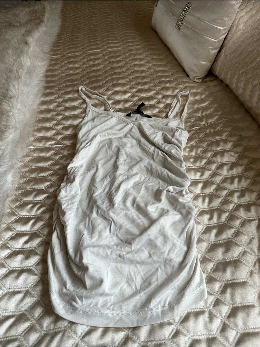 BCBGMaxAzria White Slim Camisole Slip